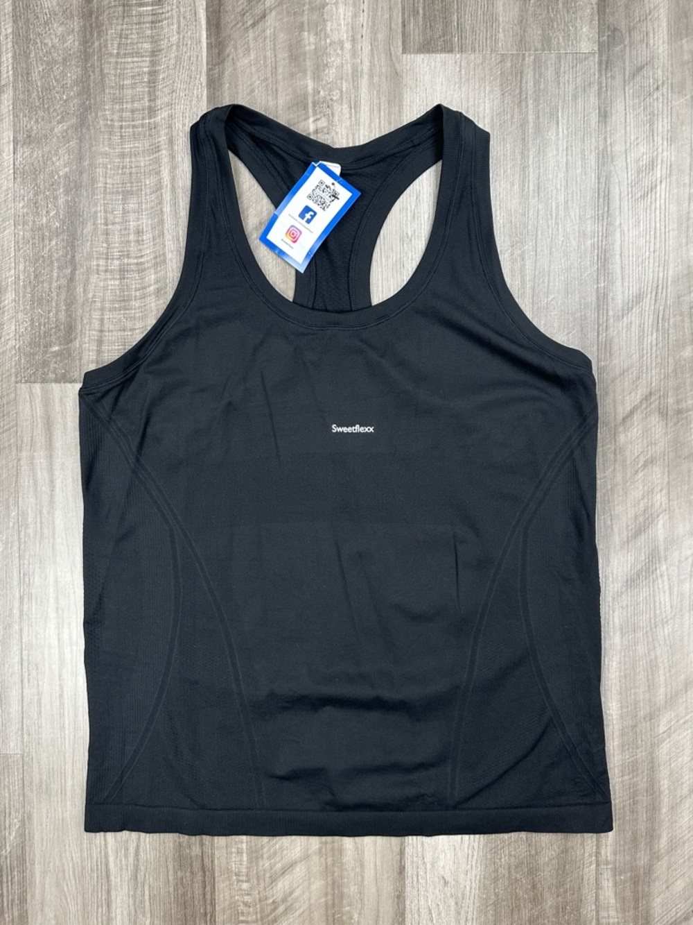 Sweetflexx Flex Seamless Racerback Performance Tank Top - XL